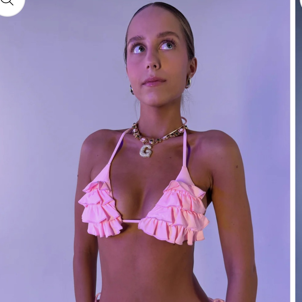 NWT Strawberry Milk Mob For the frill top
